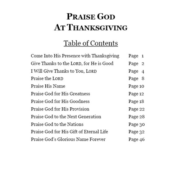 Praise God at Thanksgiving - A Scripture-Based Devotional with Beautiful Imagery - Picture 2 of 4